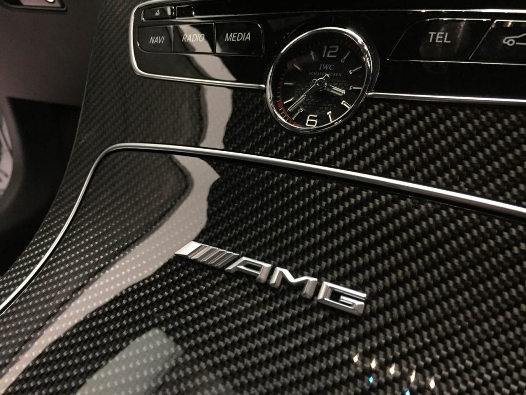 Mercedes Benz C63 AMG Interior Carbon Detail