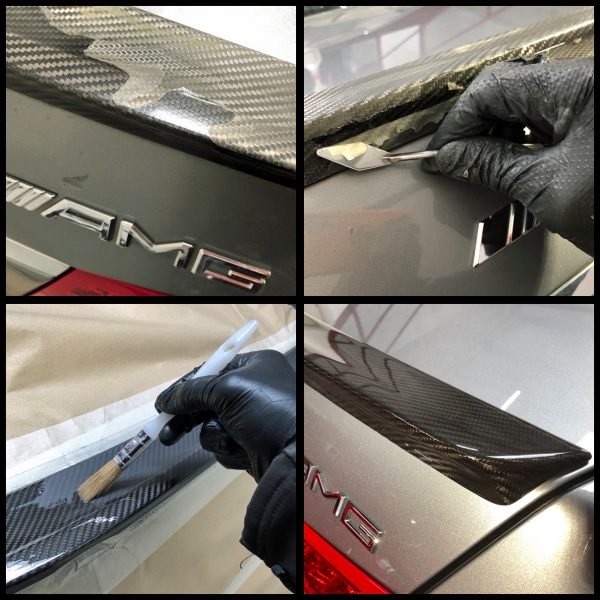 Mercedes AMG Carbon Spoiler Repair