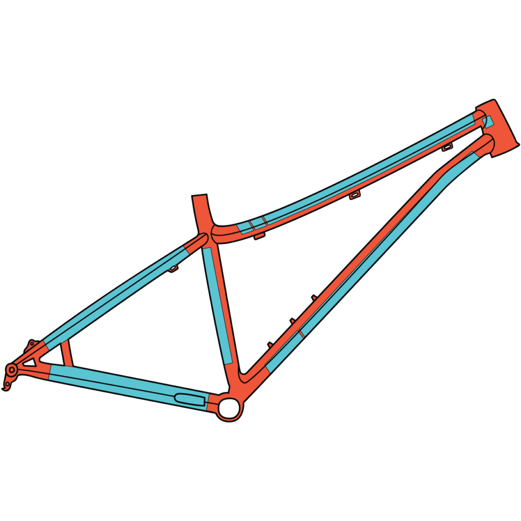 ArmourFactory Ride Wrap Steel Mountain Bike Frame Kit
