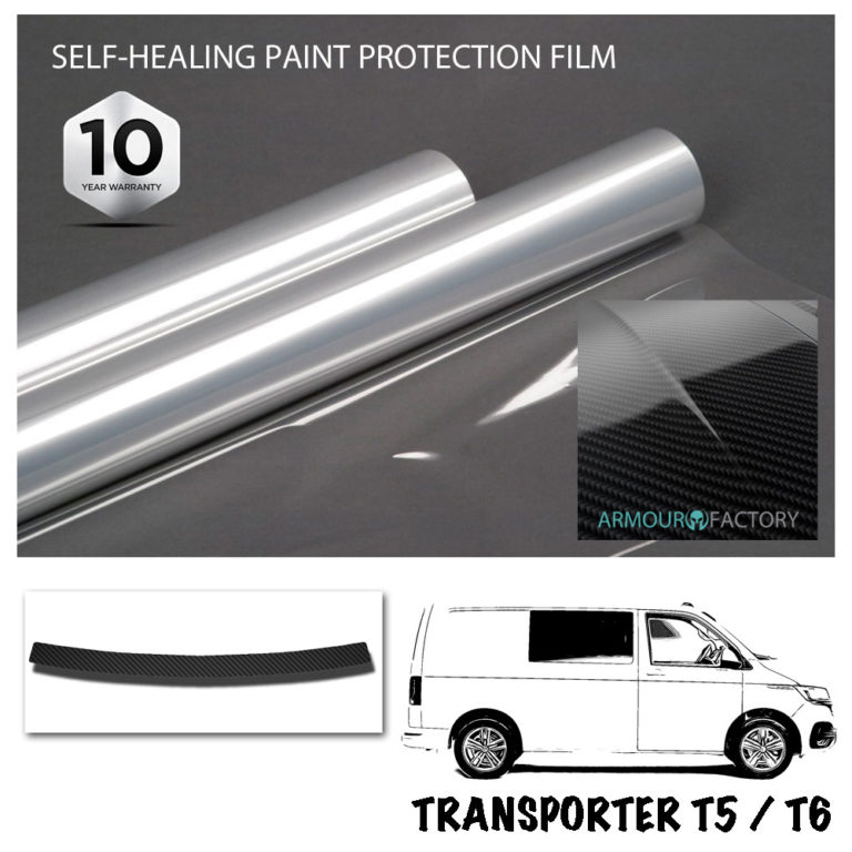 ArmourFactory VW Transporter Carbon Rear Bumper Edge Protector