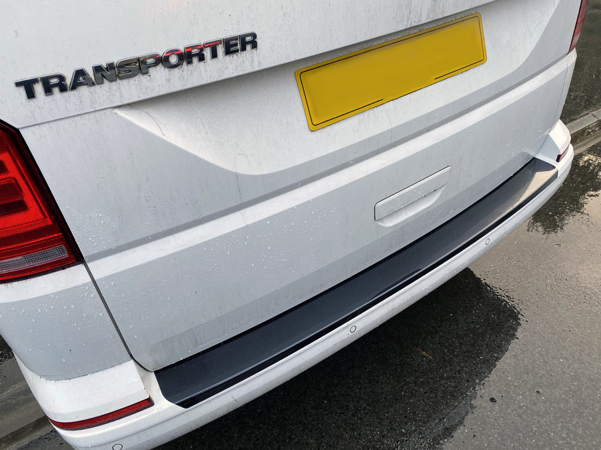 ArmourFactory VW Transporter Carbon Rear Bumper Edge Protector