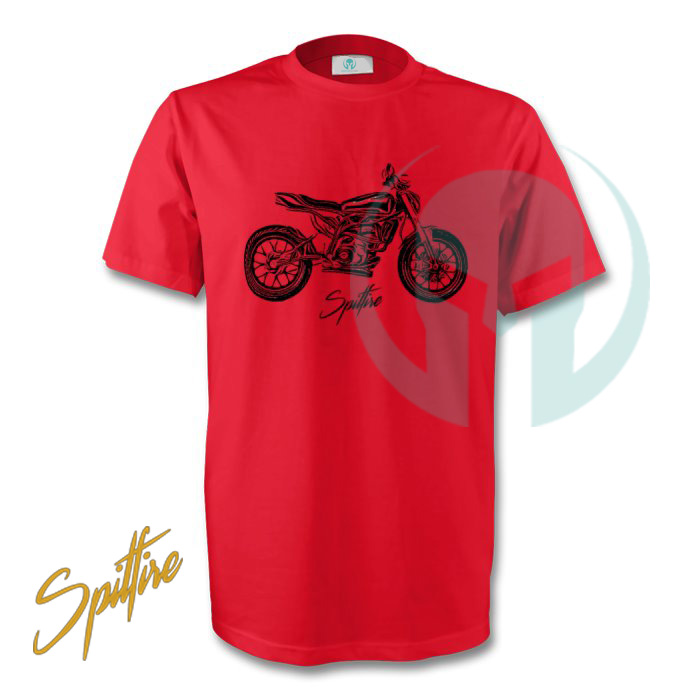Spitfire Scribble T-Shirt Red