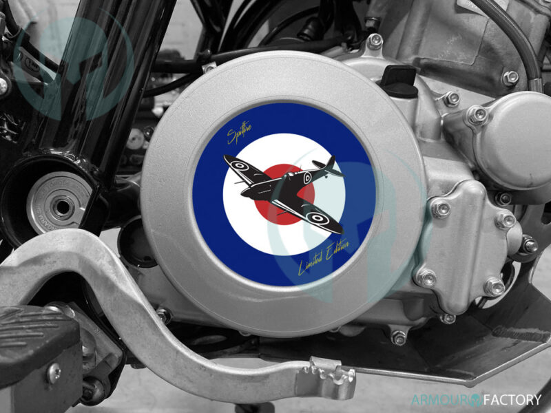 Spitfire Supermarine Crank Case Roundel Fitted